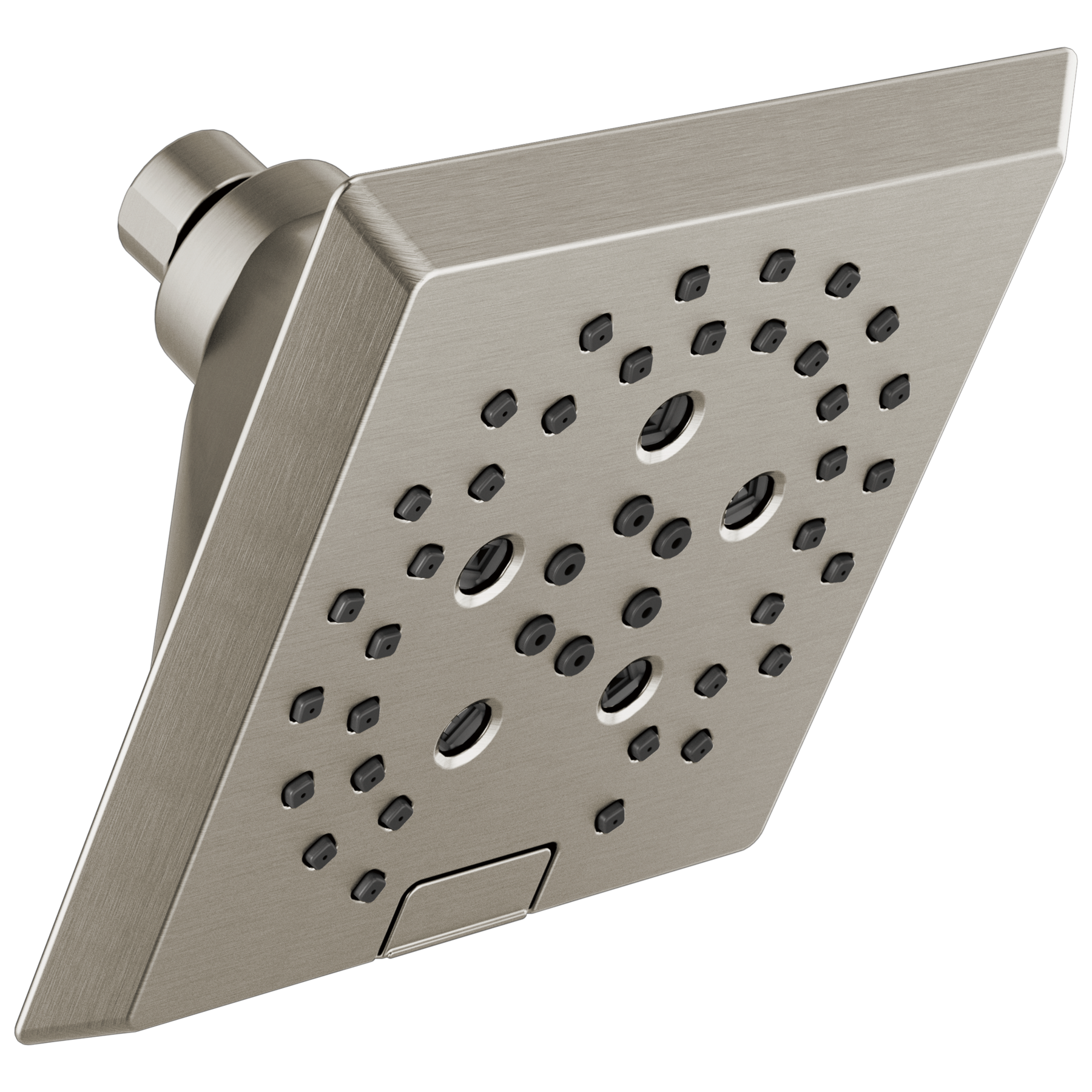 H<sub>2</sub>Okinetic&reg; 5-Setting Angular Modern Raincan Shower Head