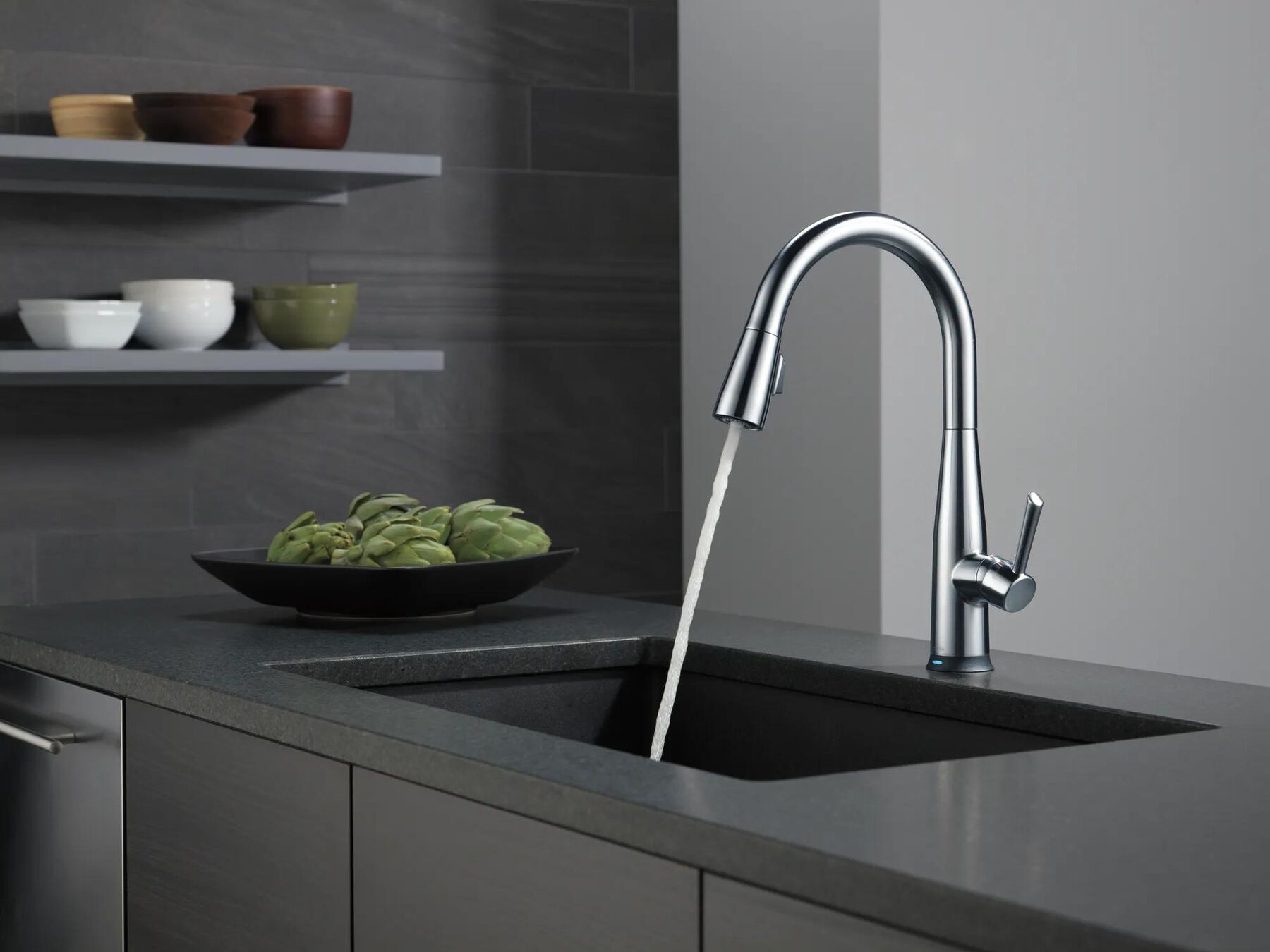 VoiceIQ&reg; Single Handle Pull-Down Faucet with Touch<sub>2</sub>O&reg; Technology (Recertified)