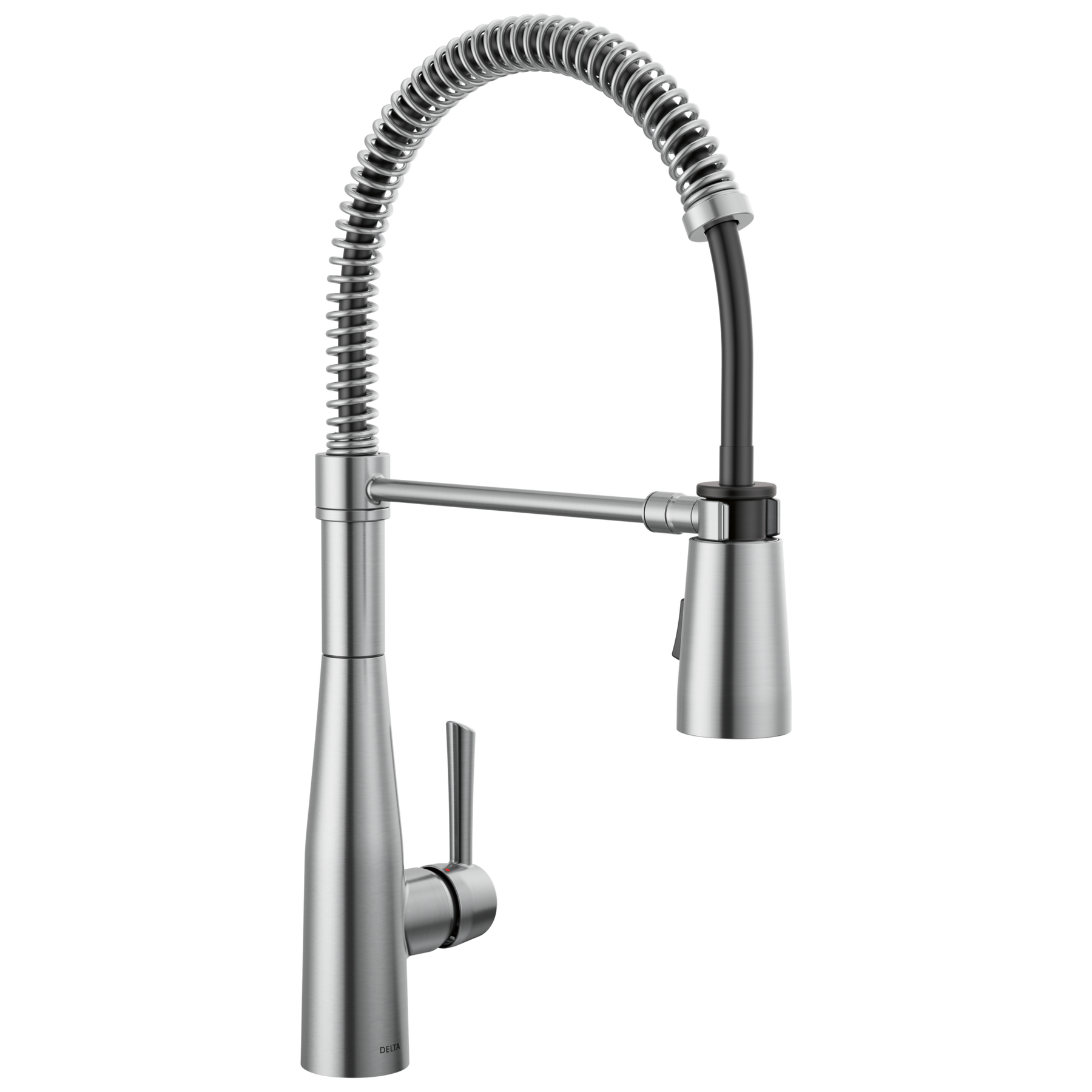 Single-Handle Pull-Down Spring Kitchen Faucet in Arctic Stainless