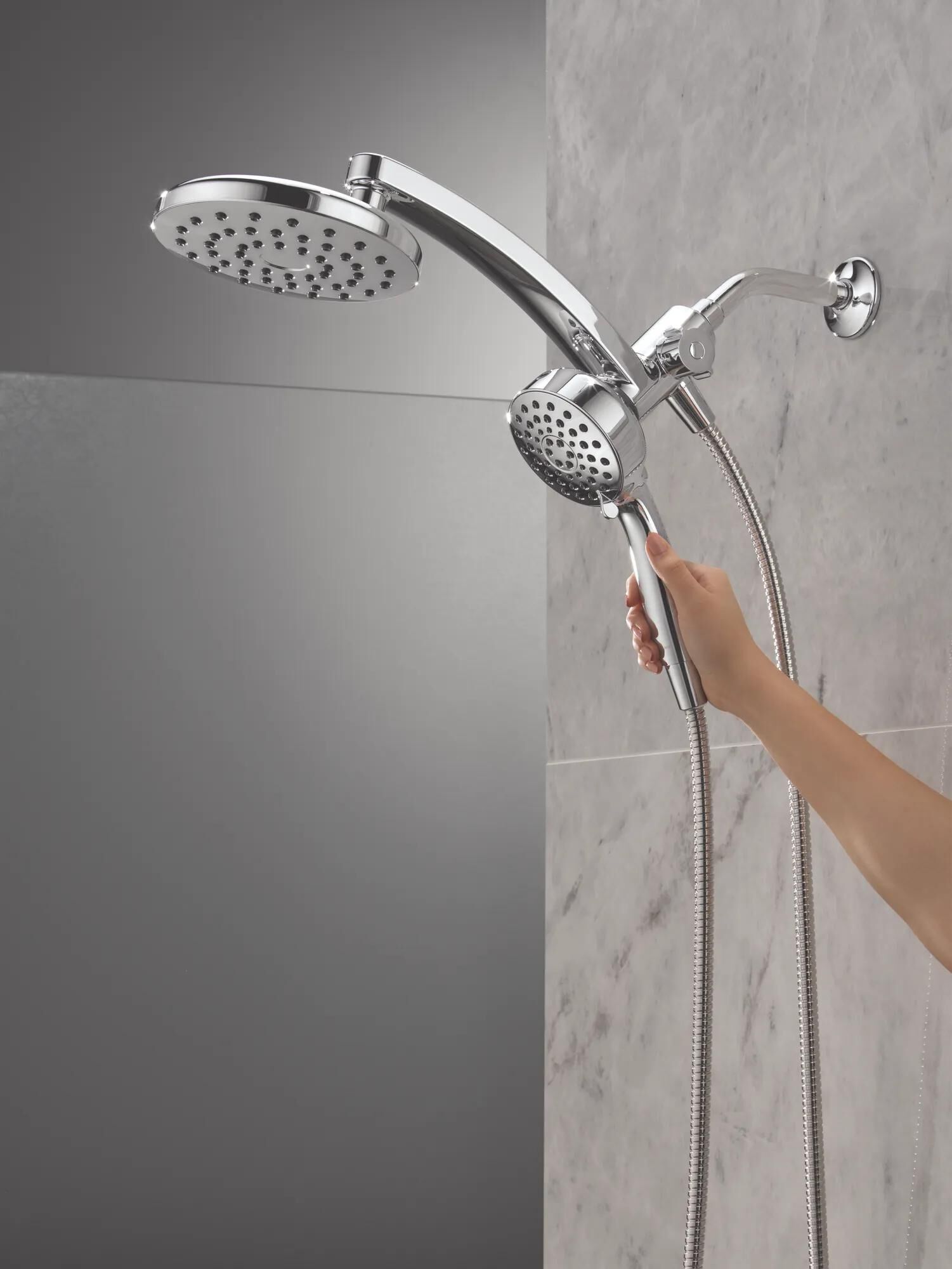 PivotPro™ 3-in-1 Combination Shower in Chrome 75646 | Delta Faucet