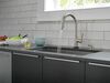 Single Handle Pull-Down Kitchen Faucet with Touch<sub>2</sub>O&reg; Technology Technology and Soap Dispenser