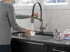 Single Handle Exposed Hose Kitchen Faucet with Touch<sub>2</sub>O Technology