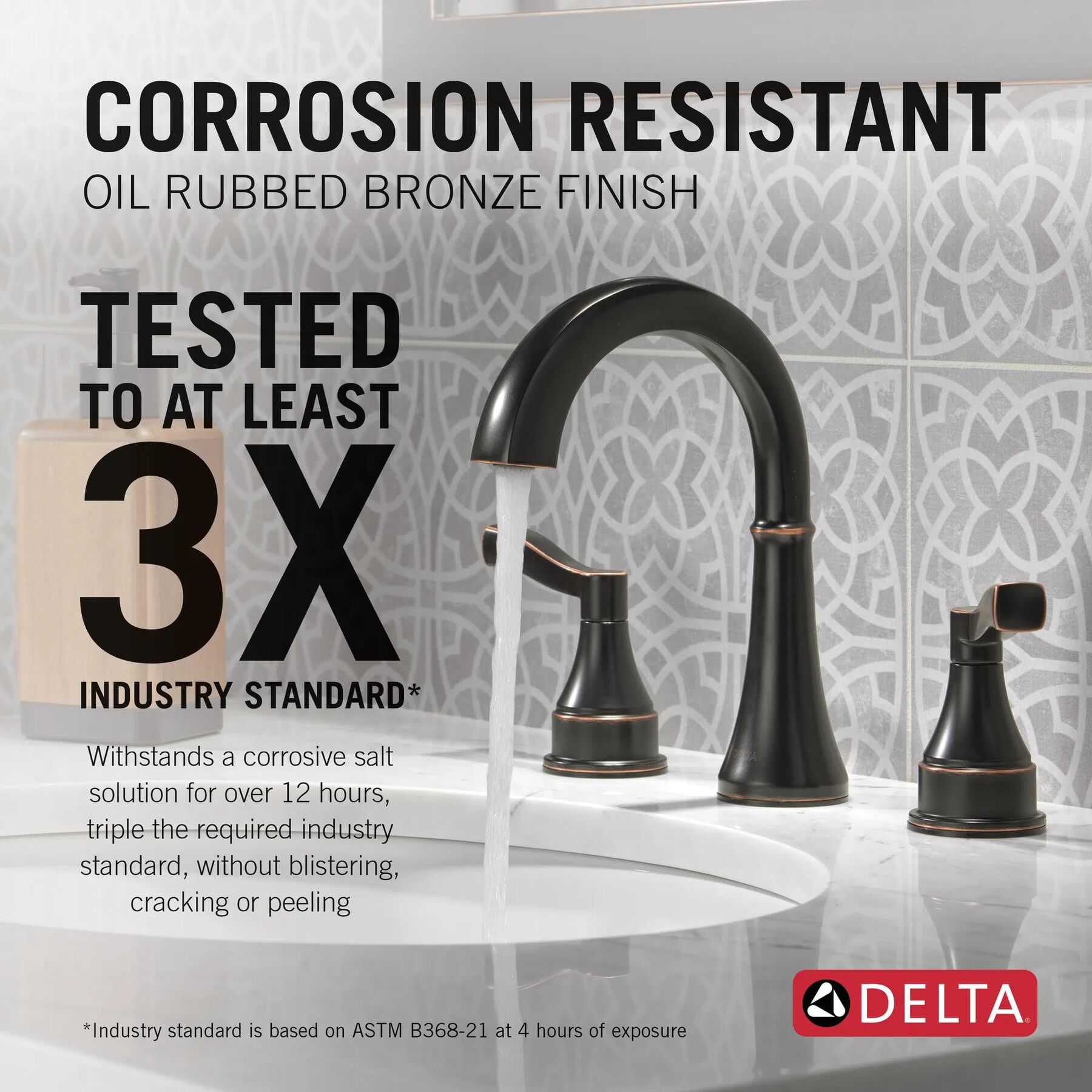 Two Handle Widespread Bathroom Faucet