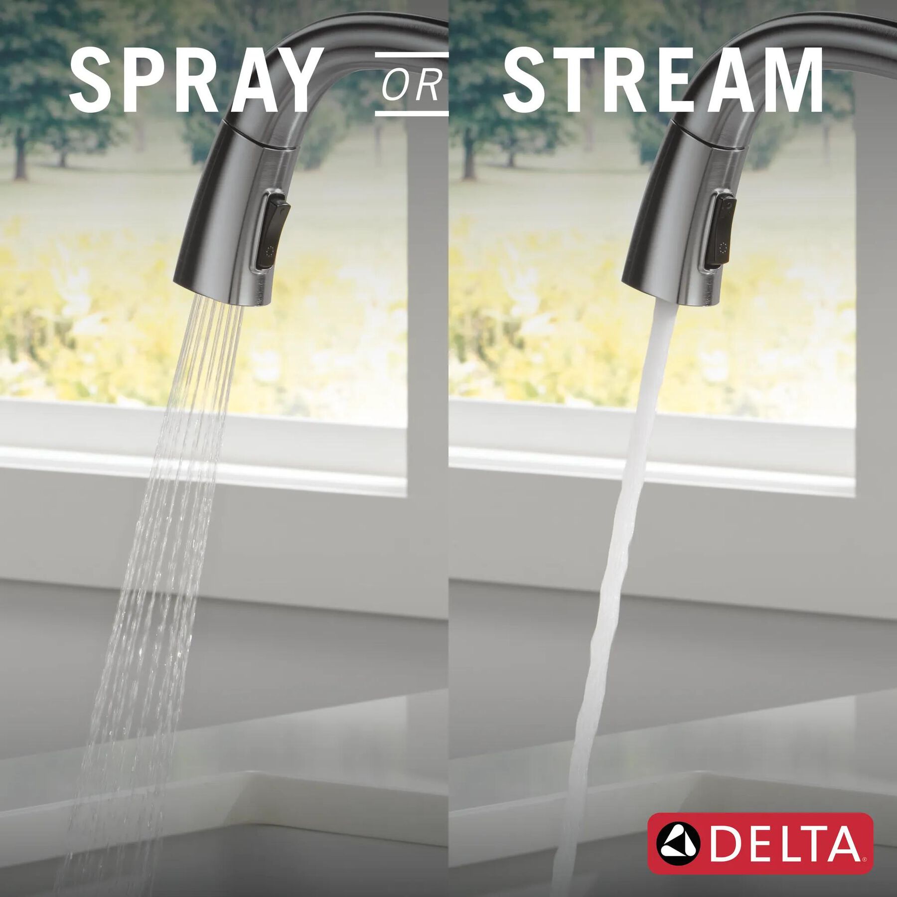 VoiceIQ&reg; Single Handle Pull-Down Faucet with Touch<sub>2</sub>O&reg; Technology