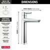 Single Handle Mid-Height Bathroom Faucet