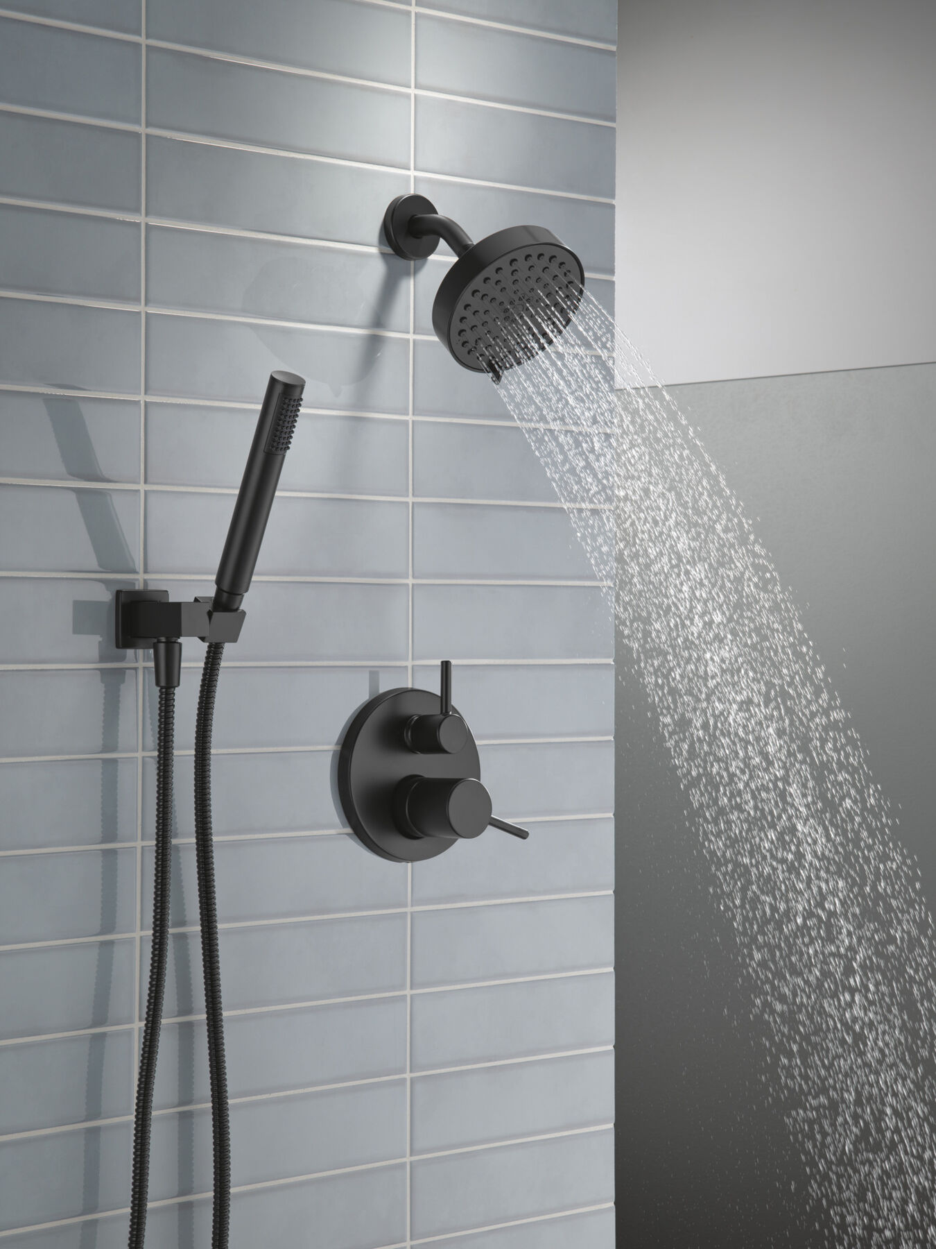 14S Shower Trim w Fixed Head & Hand Shower