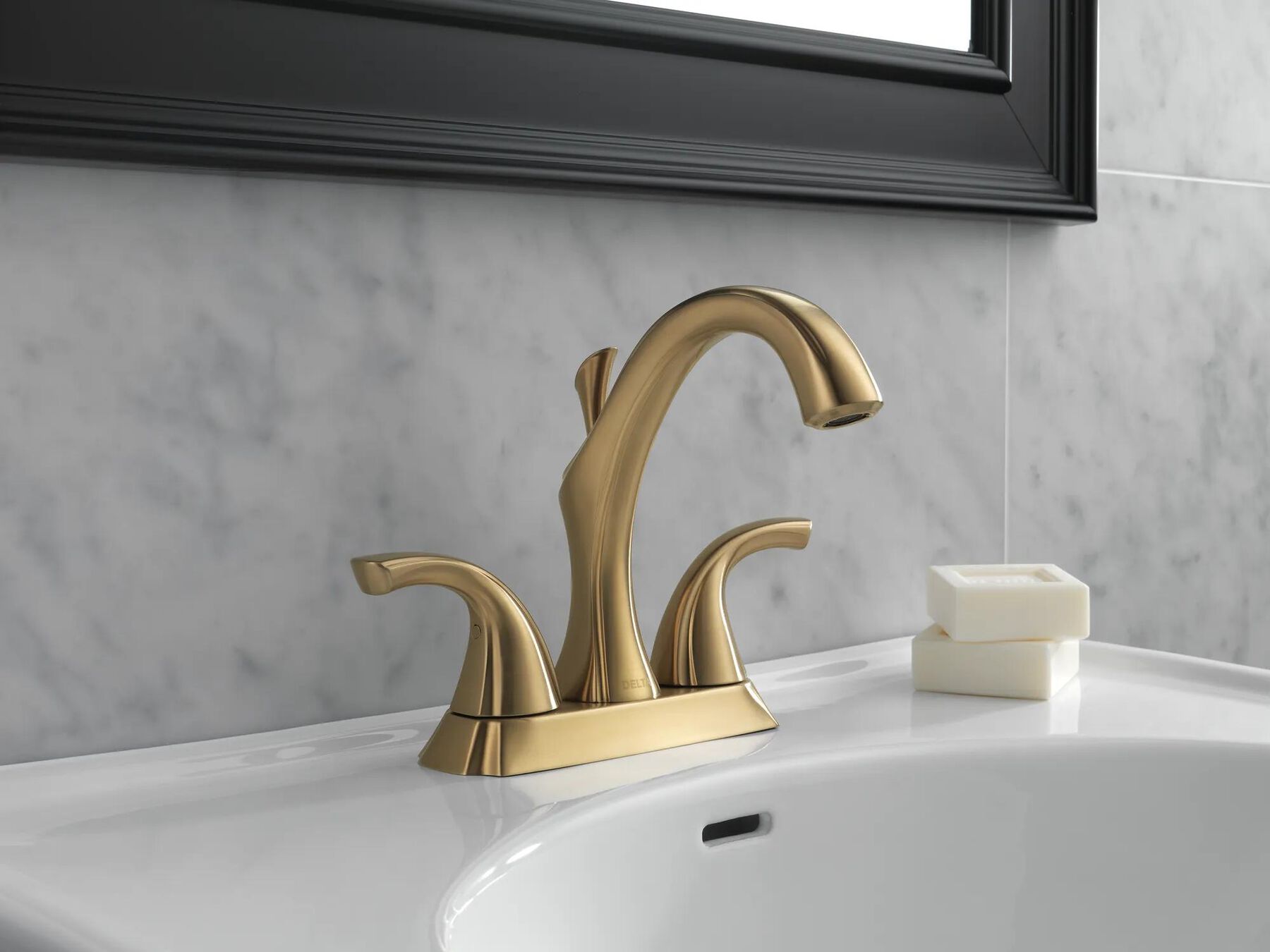 Two Handle Centerset Bathroom Faucet
