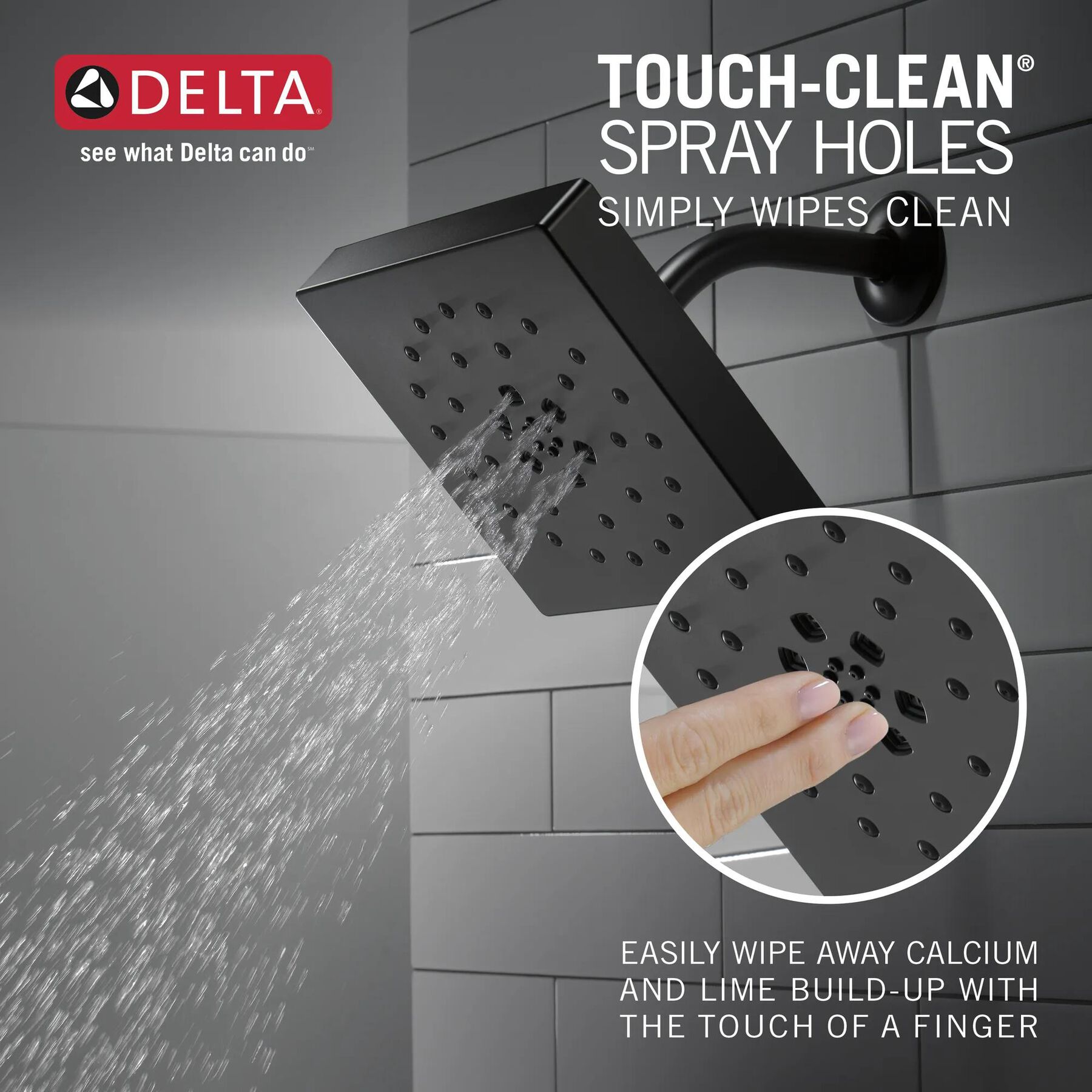H2Okinetic&reg; 4-SETTING SHOWER HEAD (Recertified)