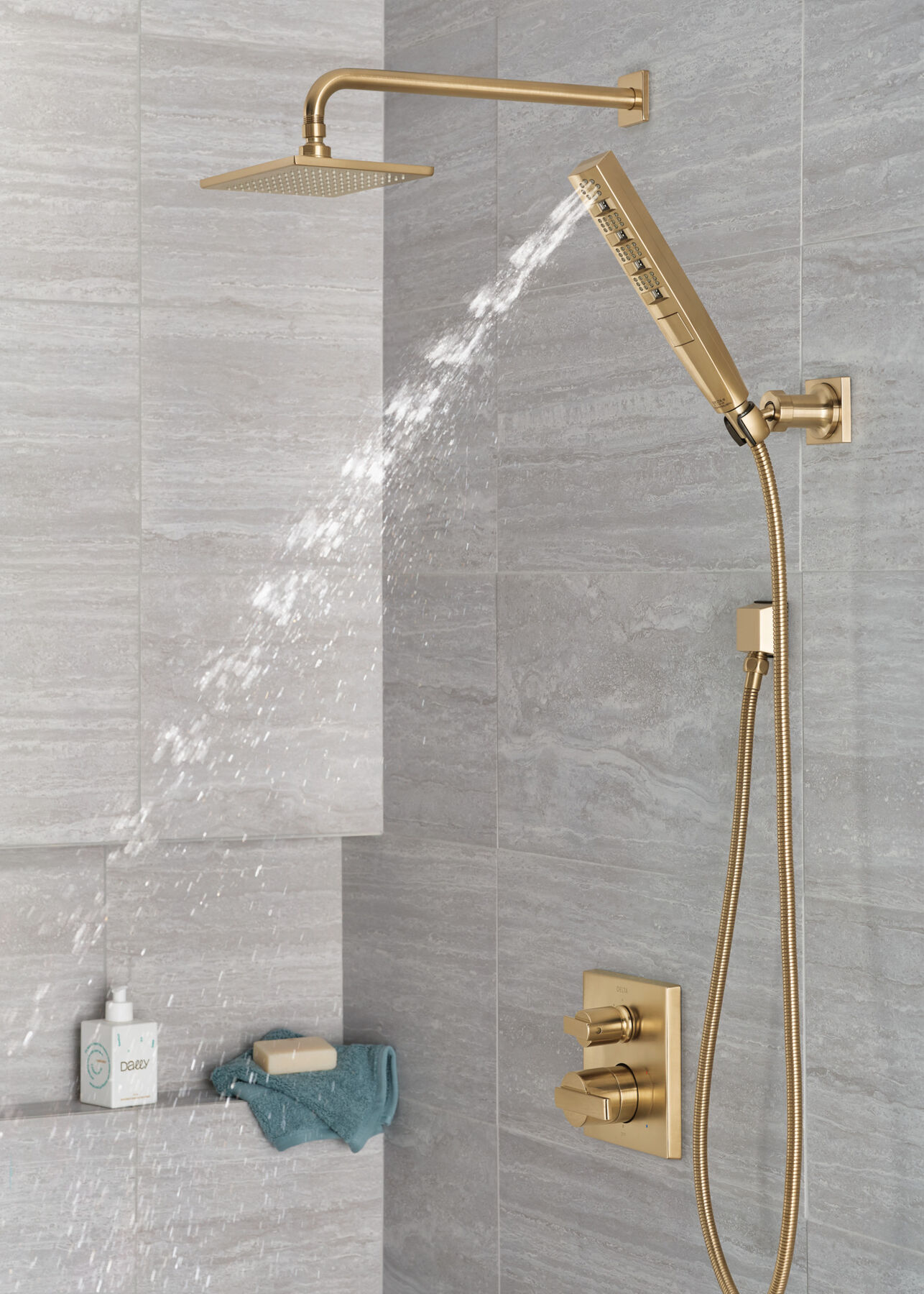 3-Setting Custom Shower Bundle with Raincan - 14 Series