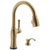 Single Handle Pull-Down Kitchen Faucet with Touch<sub>2</sub>O&reg; Technologyand Soap Dispenser
