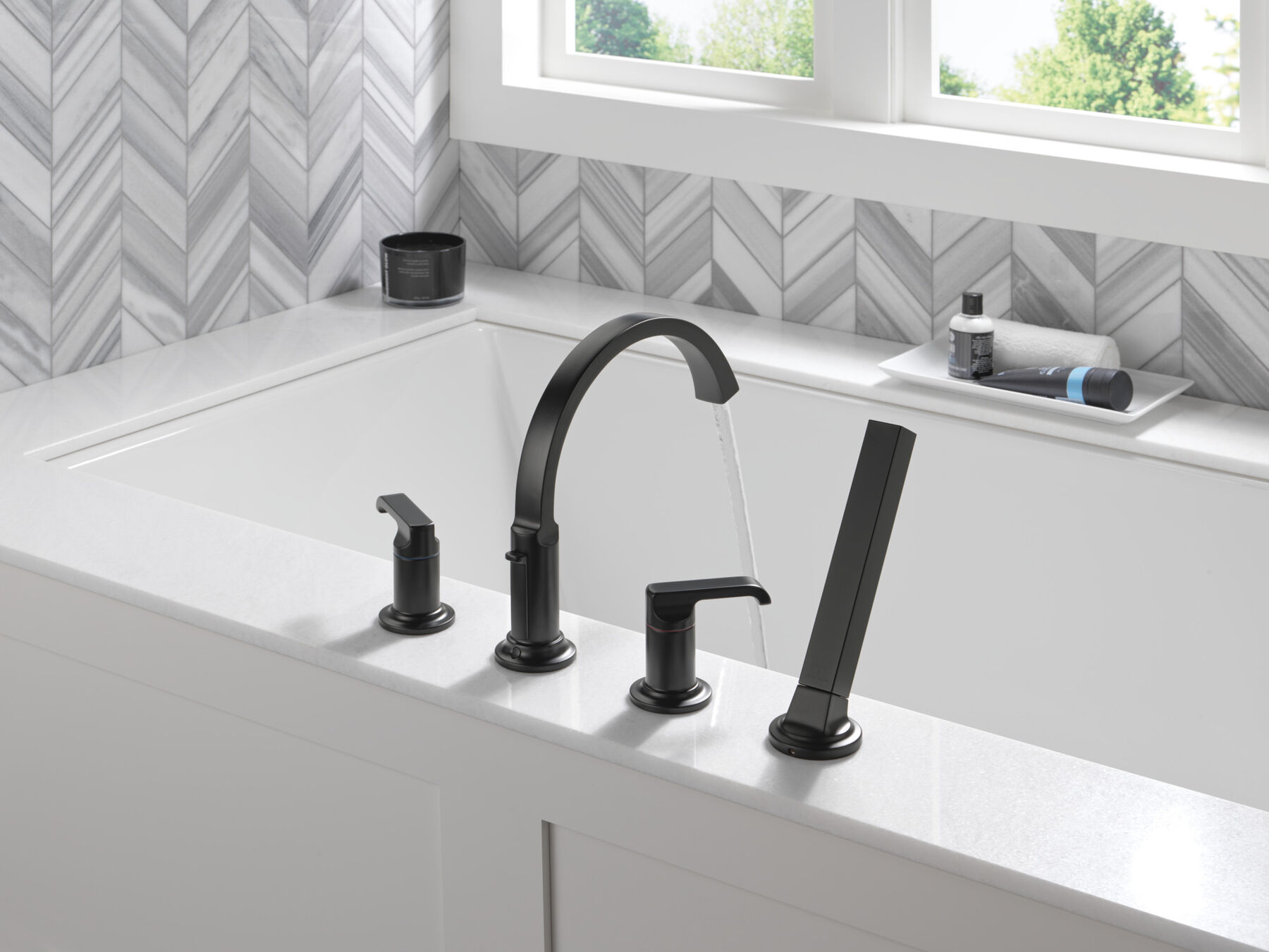 Roman Tub Handles - Lever