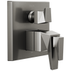 Two-Handle Monitor 17T Series Valve Trim with 6-Setting Diverter