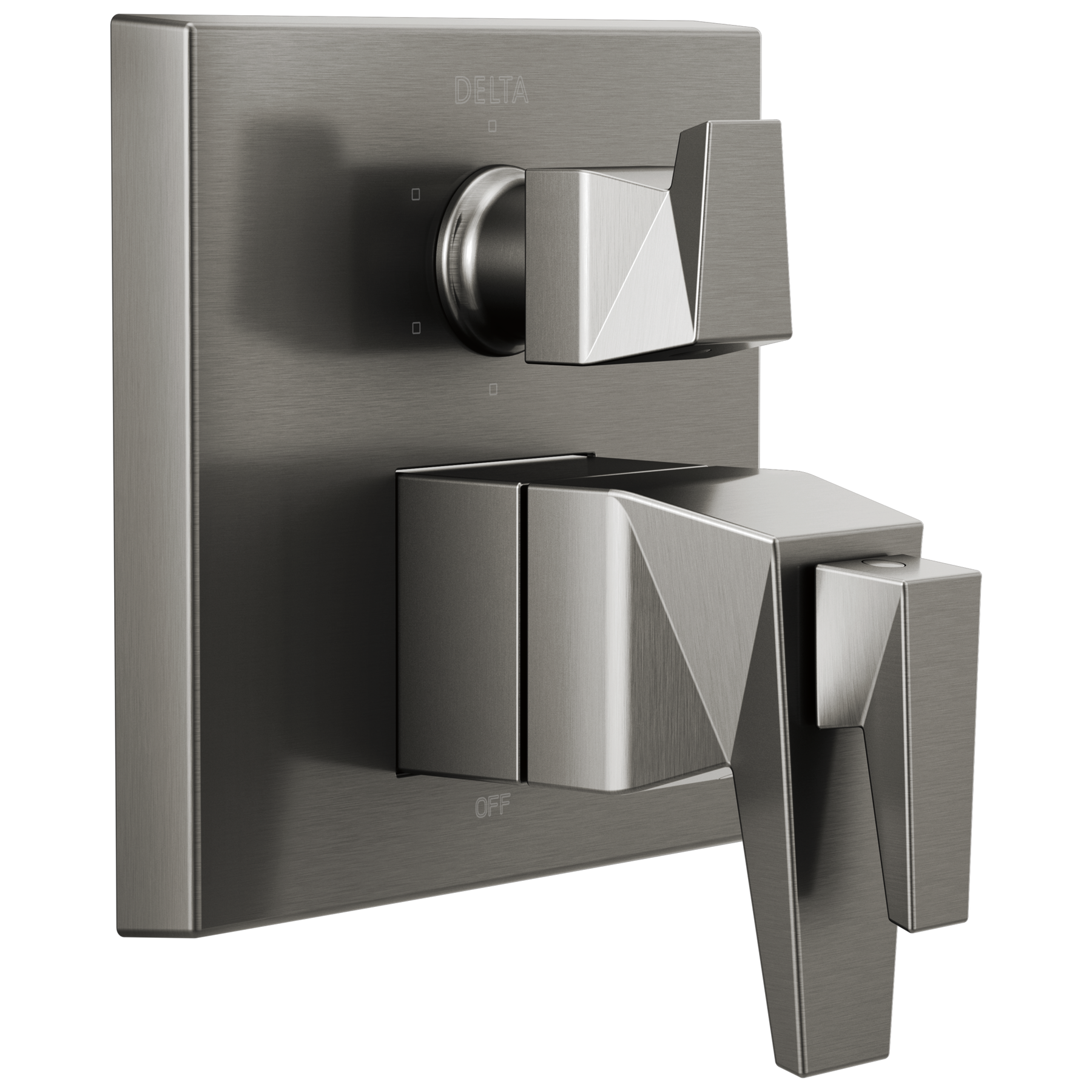 Two-Handle Monitor 17T Series Valve Trim with 6-Setting Diverter