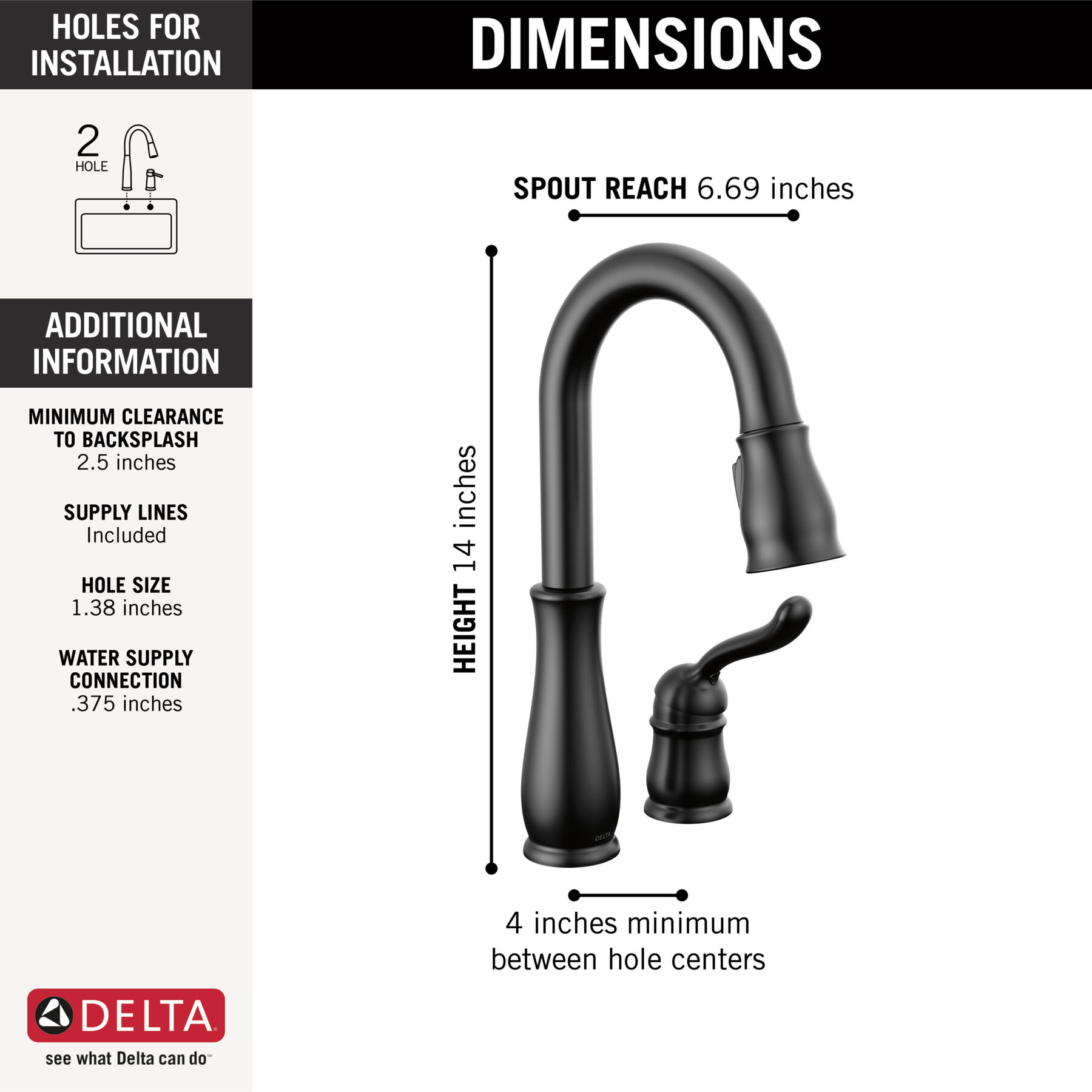 Single Handle Pull-Down Bar / Prep Faucet