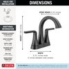 Two Handle Centerset Bathroom Faucet