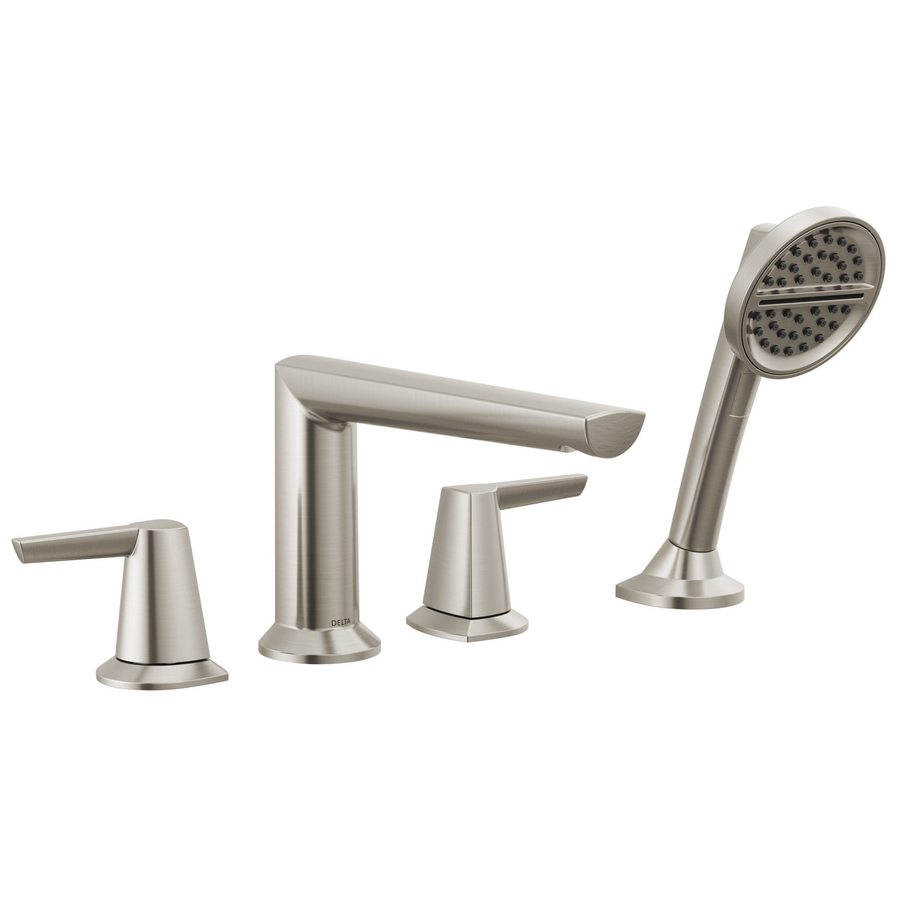 4-Hole Roman Tub Trim with Hand Shower