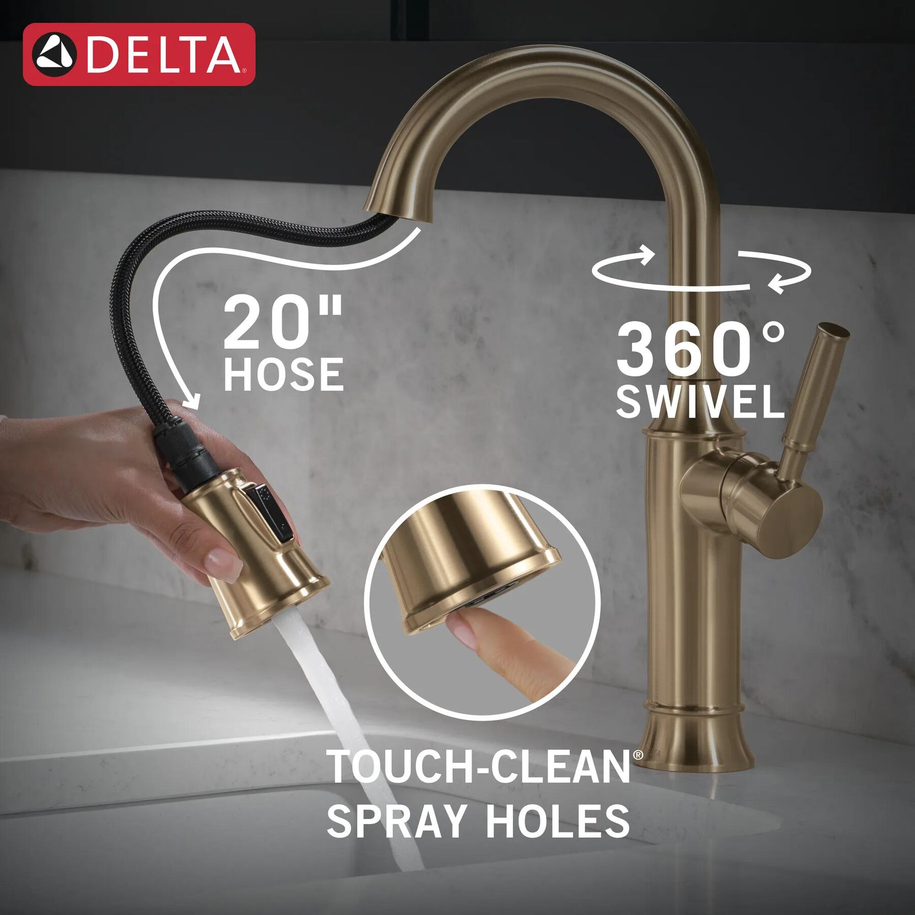 Single Handle Pull-Down Bar / Prep Faucet (Recertified)