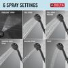 6-Setting Hand Shower with Cleaning Spray