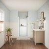 36x36 Alcove Shower Base with Tile Wall Bundle - Center Drain