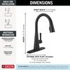 Single-Handle Pull-Down Kitchen Faucet with Touch<sub>2</sub>O&reg; Technology (Recertified)