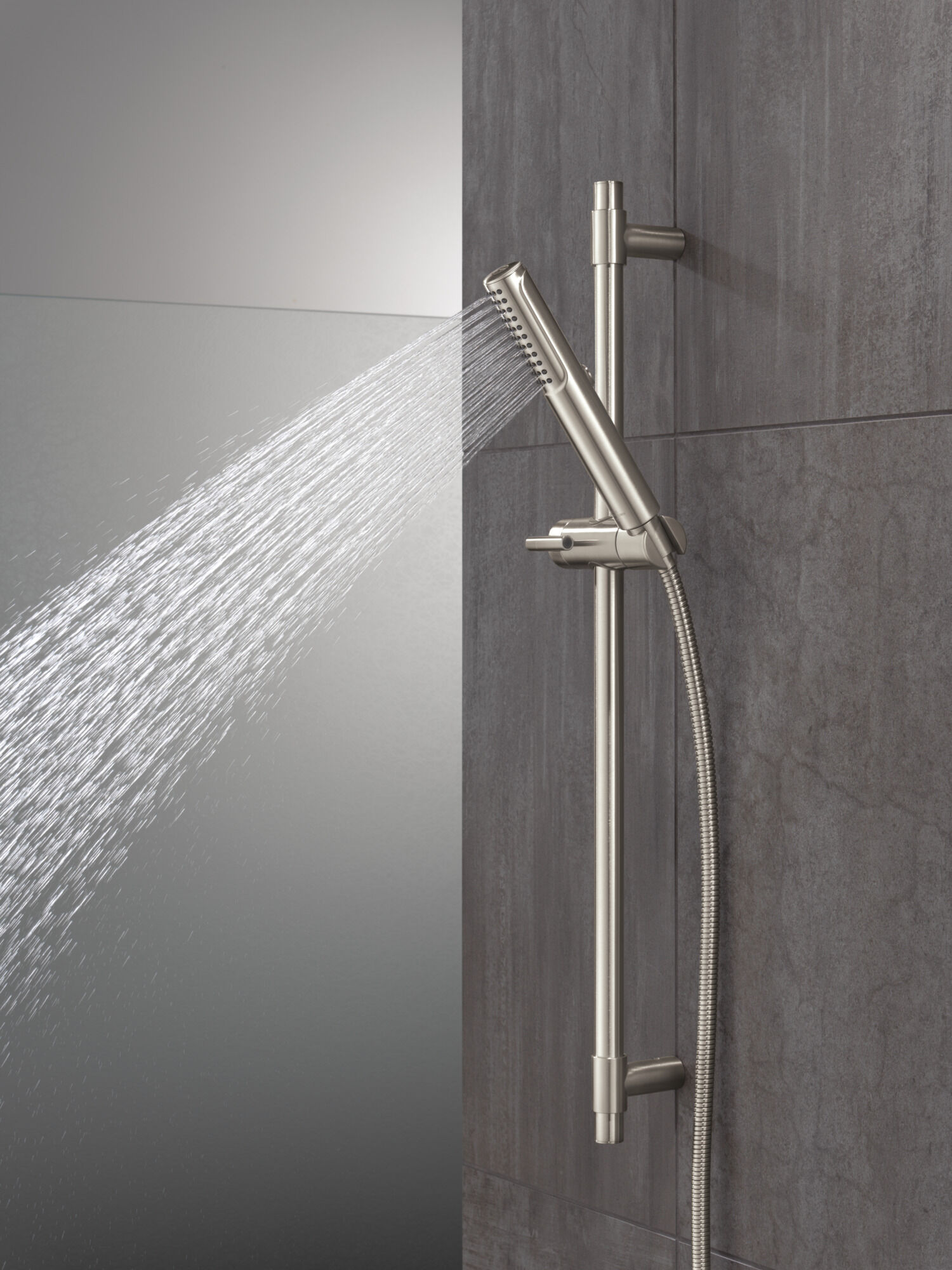 2-Setting Hand Shower with ProClean™ Spray – Slide Bar Mount in
