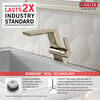 Single Handle Mid-Height Vessel Bathroom Faucet