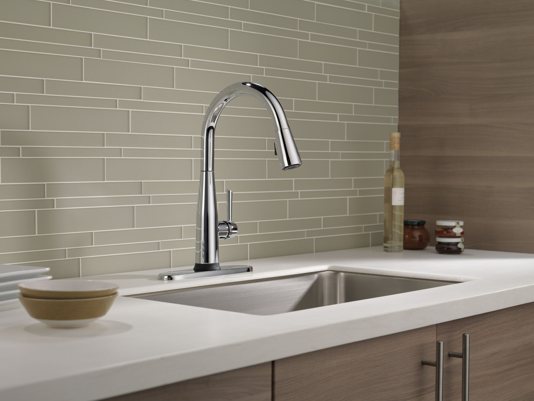 VoiceIQ&reg; Single Handle Pull-Down Faucet with Touch<sub>2</sub>O&reg; Technology