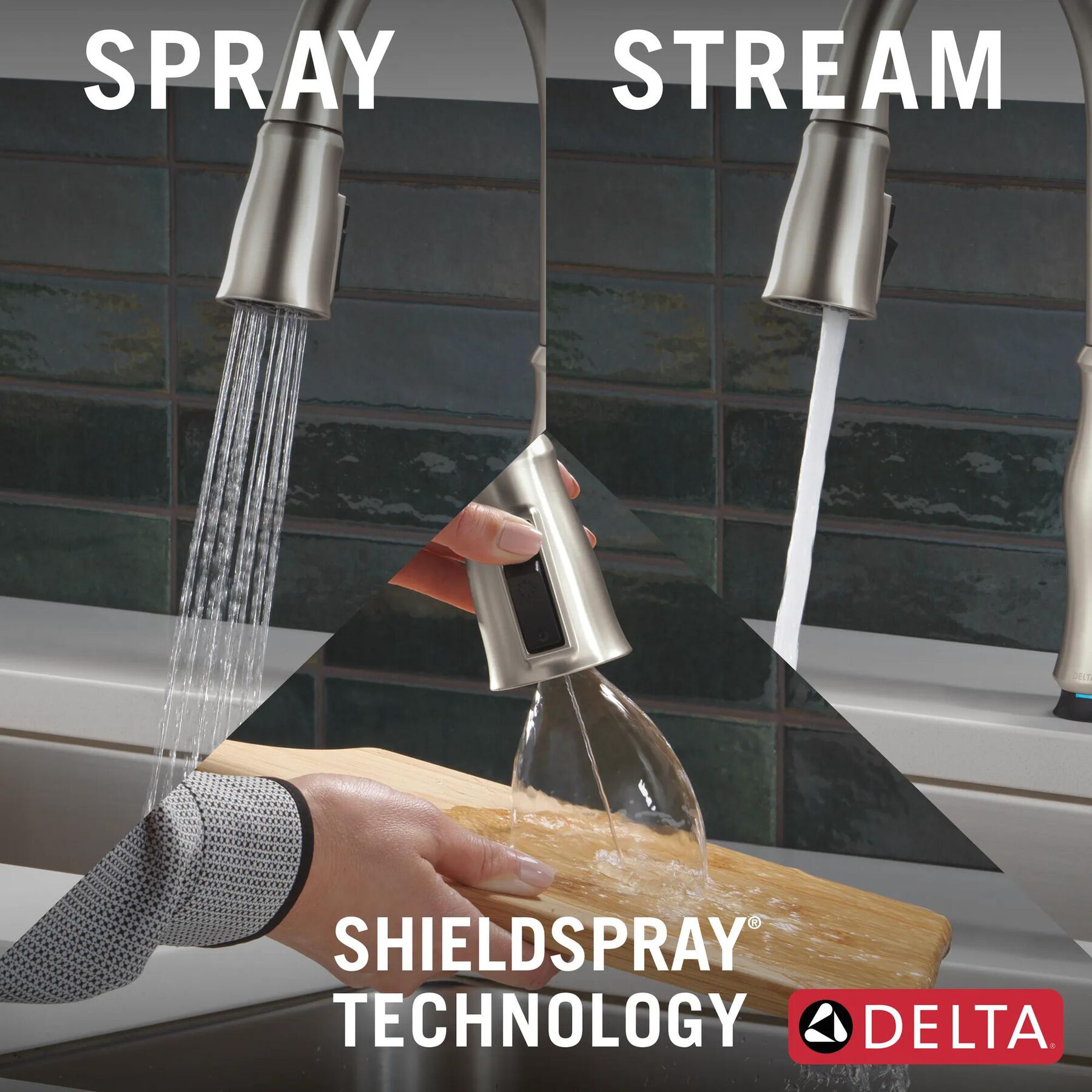 Touch<sub>2</sub>O&reg; Technology Kitchen Faucet with Touchless Technology (Recertified)