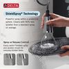 Single Handle Pull-Down Kitchen Faucet with Soap Dispenser and ShieldSpray&reg; Technology