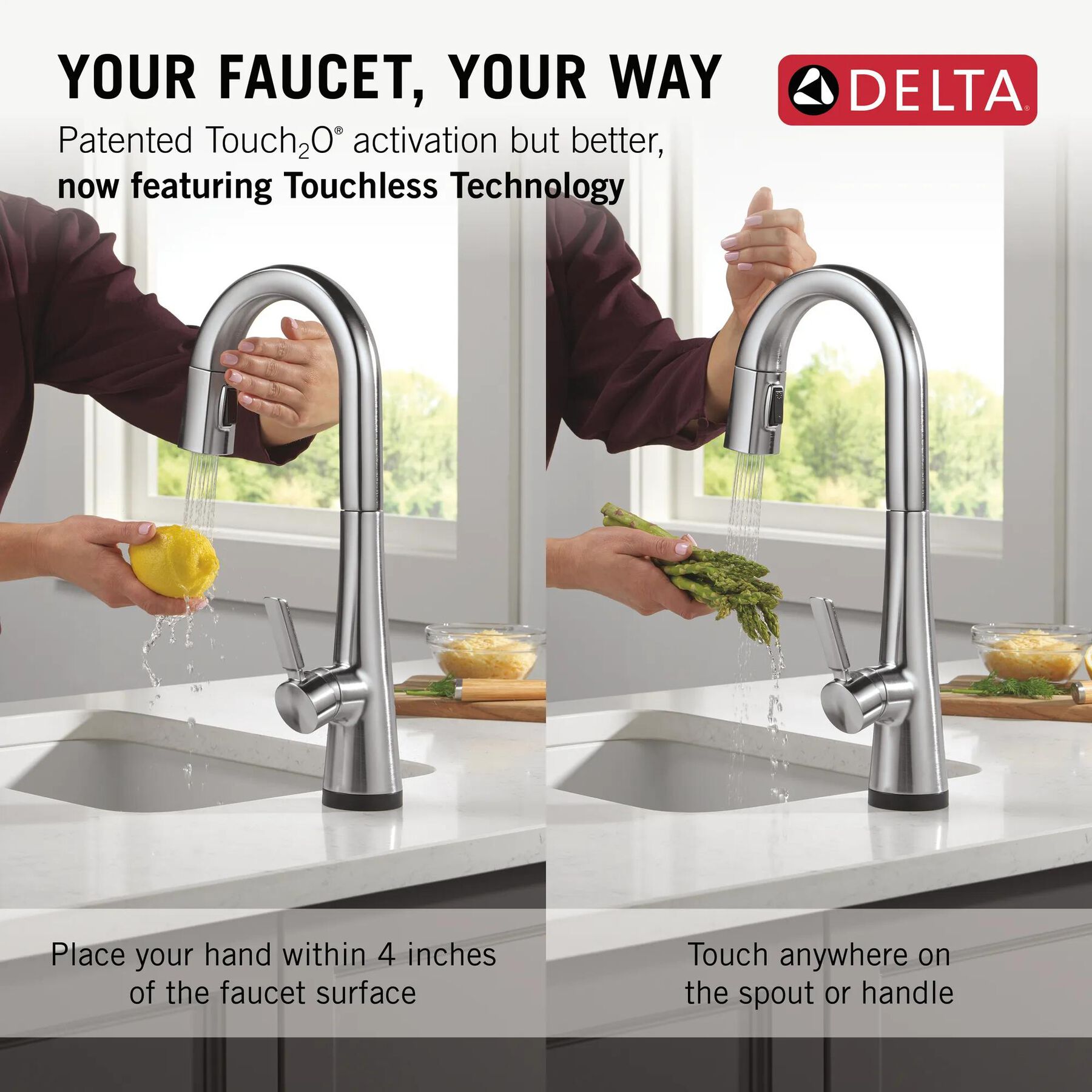 Touch2O&reg; Bar / Prep Faucet with Touchless Technology