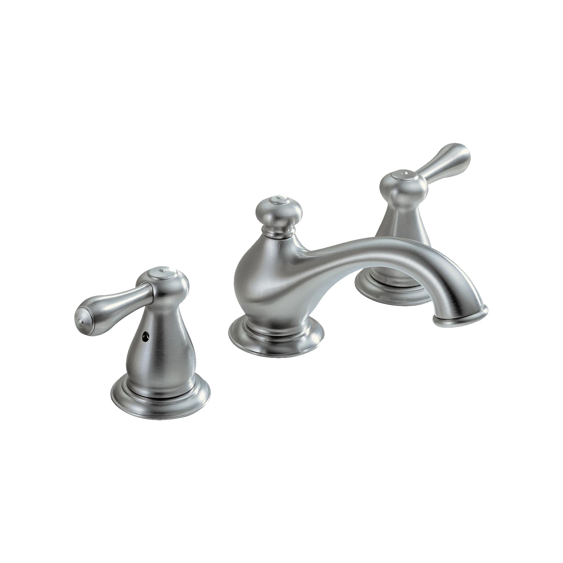 Two Handle Widespread Lavatory - Metal Pop-Up