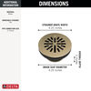 4" Prefab Round Shower Drain