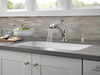 Single Handle Pull-Out Kitchen Faucet with Soap Dispenser (Recertified)