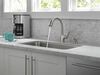 Mid-Rise Pull-Out Kitchen Faucet with Soap Dispenser and ShieldSpray Technology (Recertified)