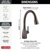 Single Handle Pull-Down Kitchen Faucet with Touch<sub>2</sub>O&reg; and ShieldSpray&reg; Technologies