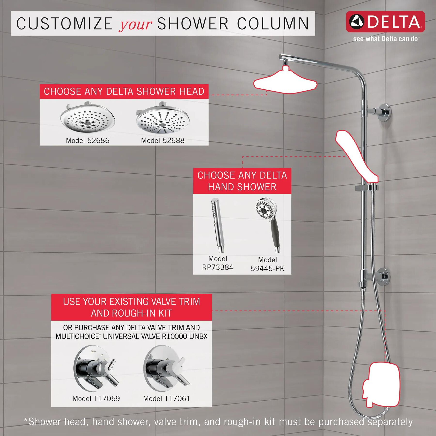 Shower Column 26" Round (Recertified)