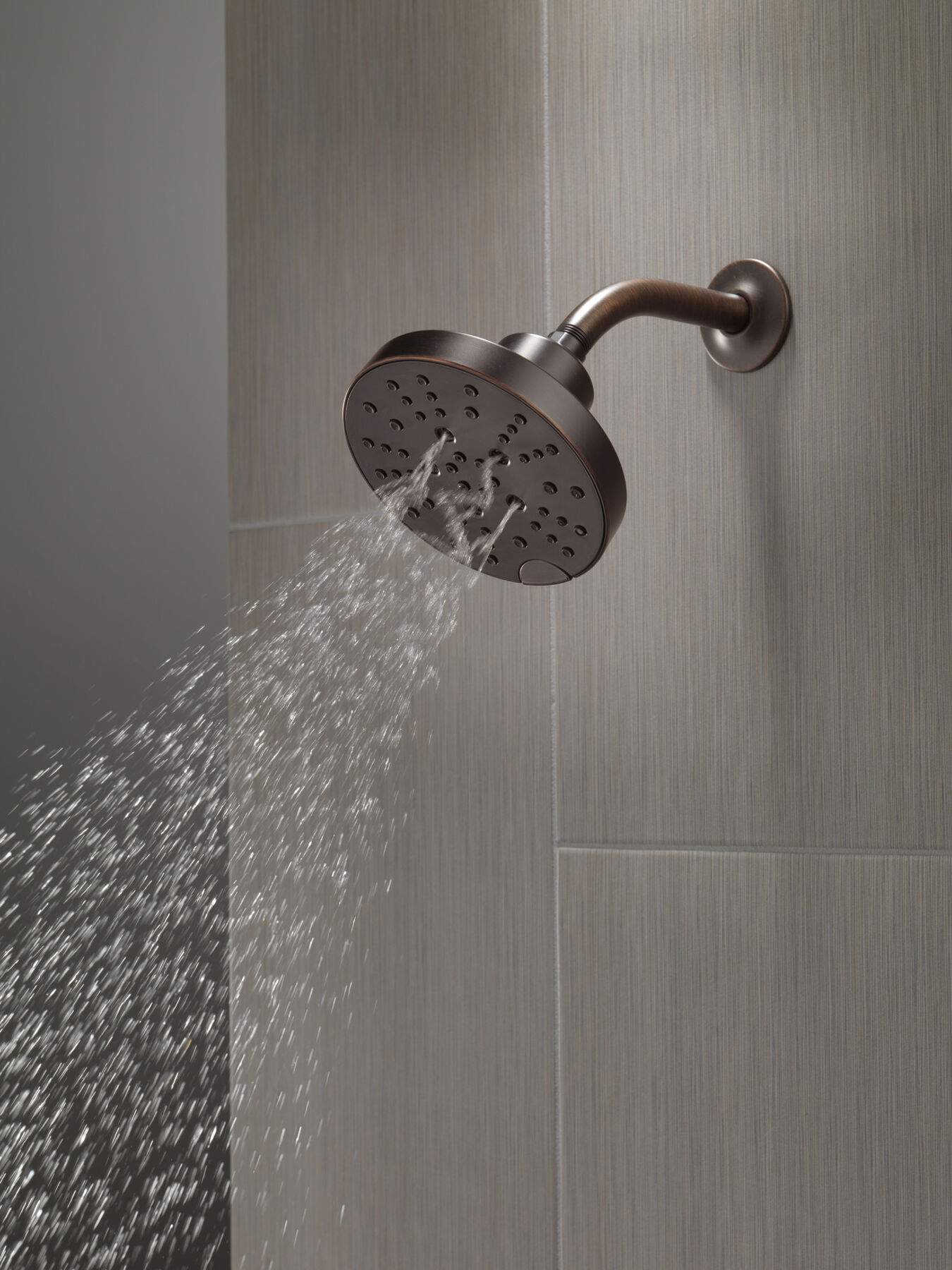 H<sub>2</sub>Okinetic&reg; 5-Setting Contemporary Raincan Shower Head (Recertified)
