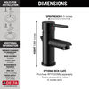 Single Handle Bathroom Faucet (Recertified)