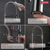 Single-Handle Pull-Down Spring Kitchen Faucet (Recertified)
