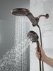 HydroRain&reg; H<sub>2</sub>Okinetic&reg; 5-Setting Two-in-One Shower Head