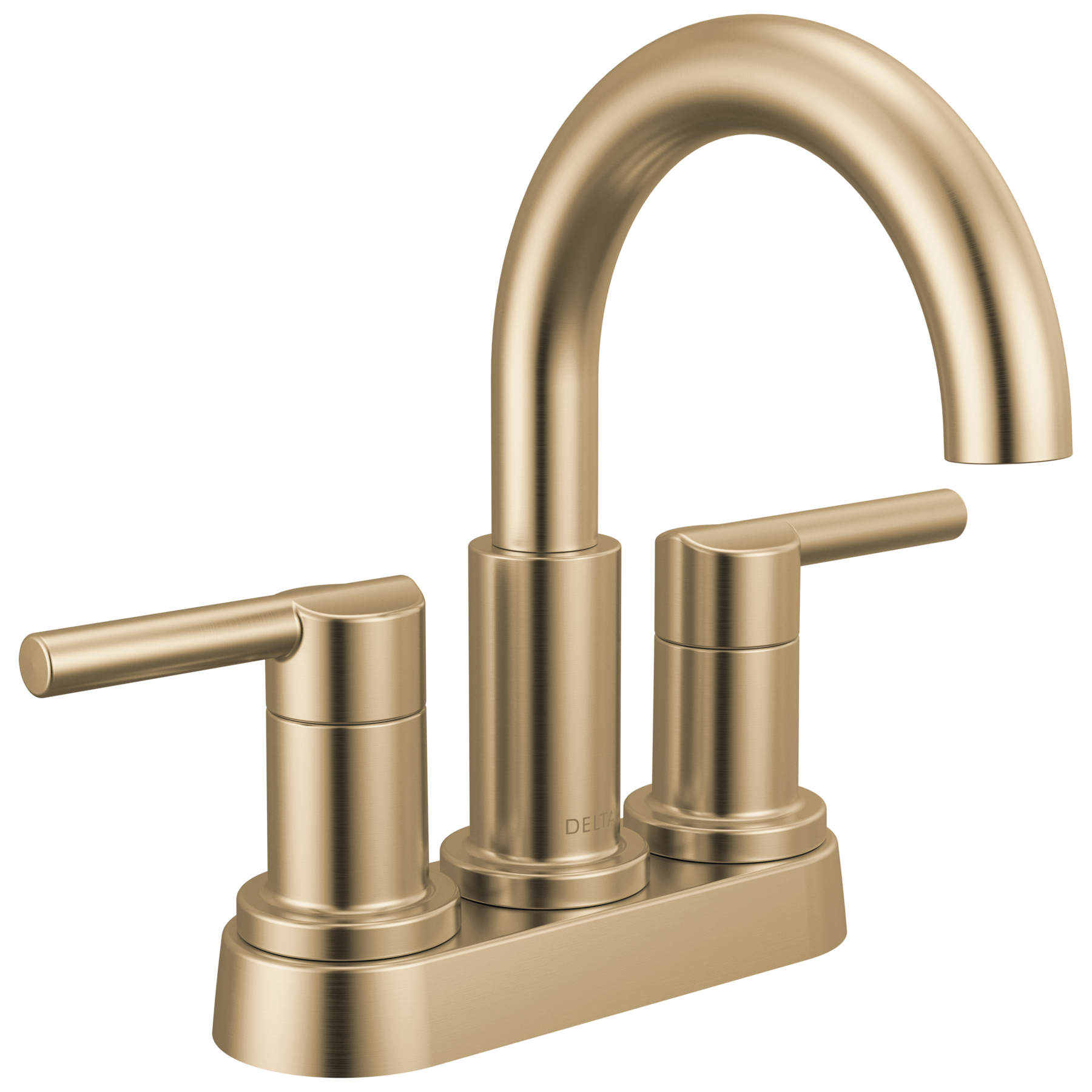 Two Handle Centerset Bathroom Faucet in Champagne Bronze 25749LF