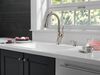 Single Handle Pull-Down Kitchen Faucet with Soap Dispenser