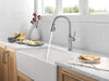 Pull-Down Kitchen Single Handle with Soap Dispenser Bundle