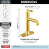 Single Handle Lavatory Faucet with 14 Series Tub Shower Trim and Rough Bundle