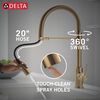 Single-Handle Pull-Down Spring Kitchen Faucet