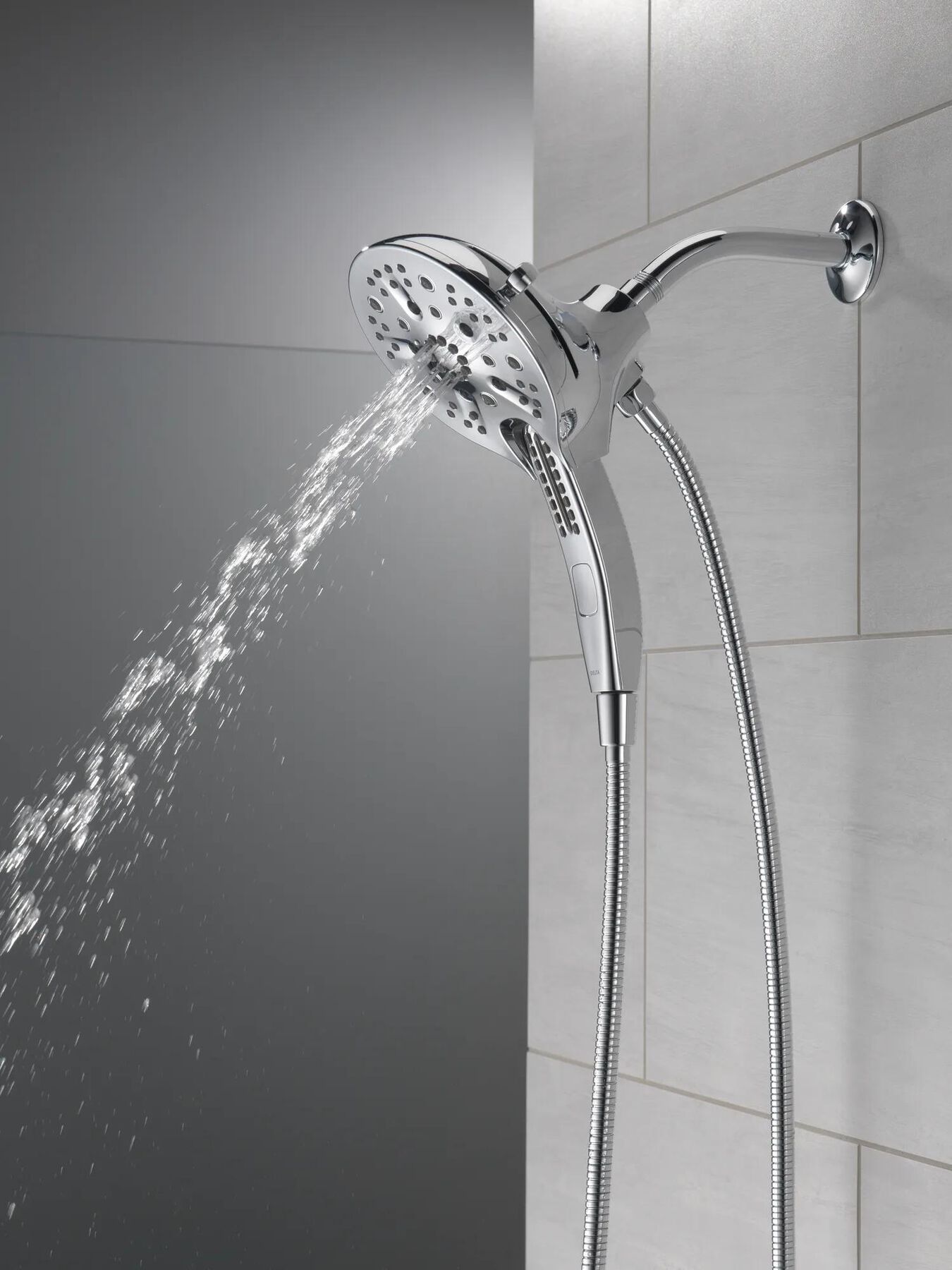 In2ition&reg; H<sub>2</sub>Okinetic&reg; 5-Setting Two-in-One Shower