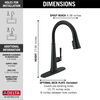 Single Handle Pull-Down Kitchen Faucet with Touch<sub>2</sub>O&reg; Technology