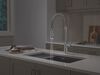 Single Handle Pull-Down Kitchen Faucet With Spring Spout
