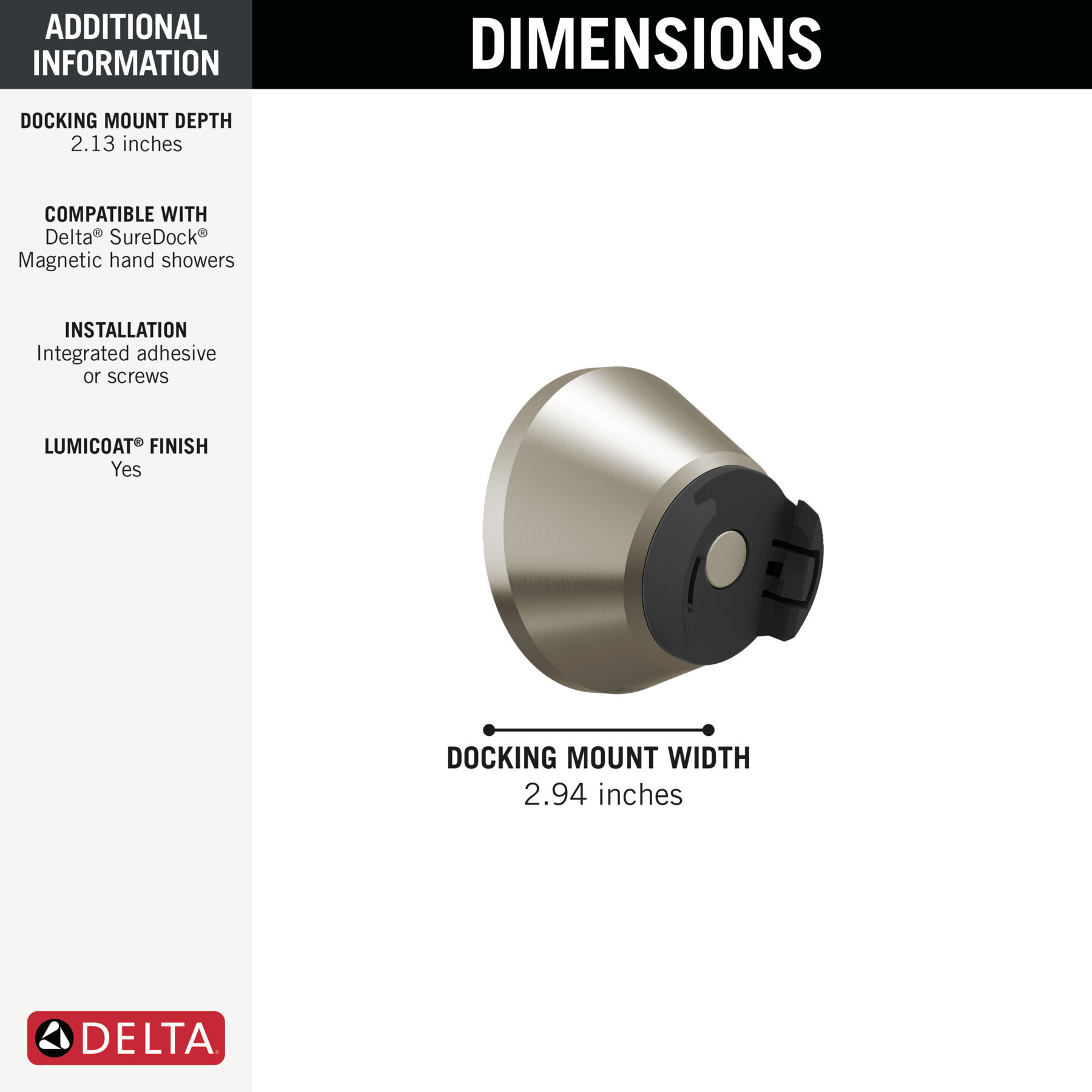 SureDock&trade; Magnetic Docking Mount