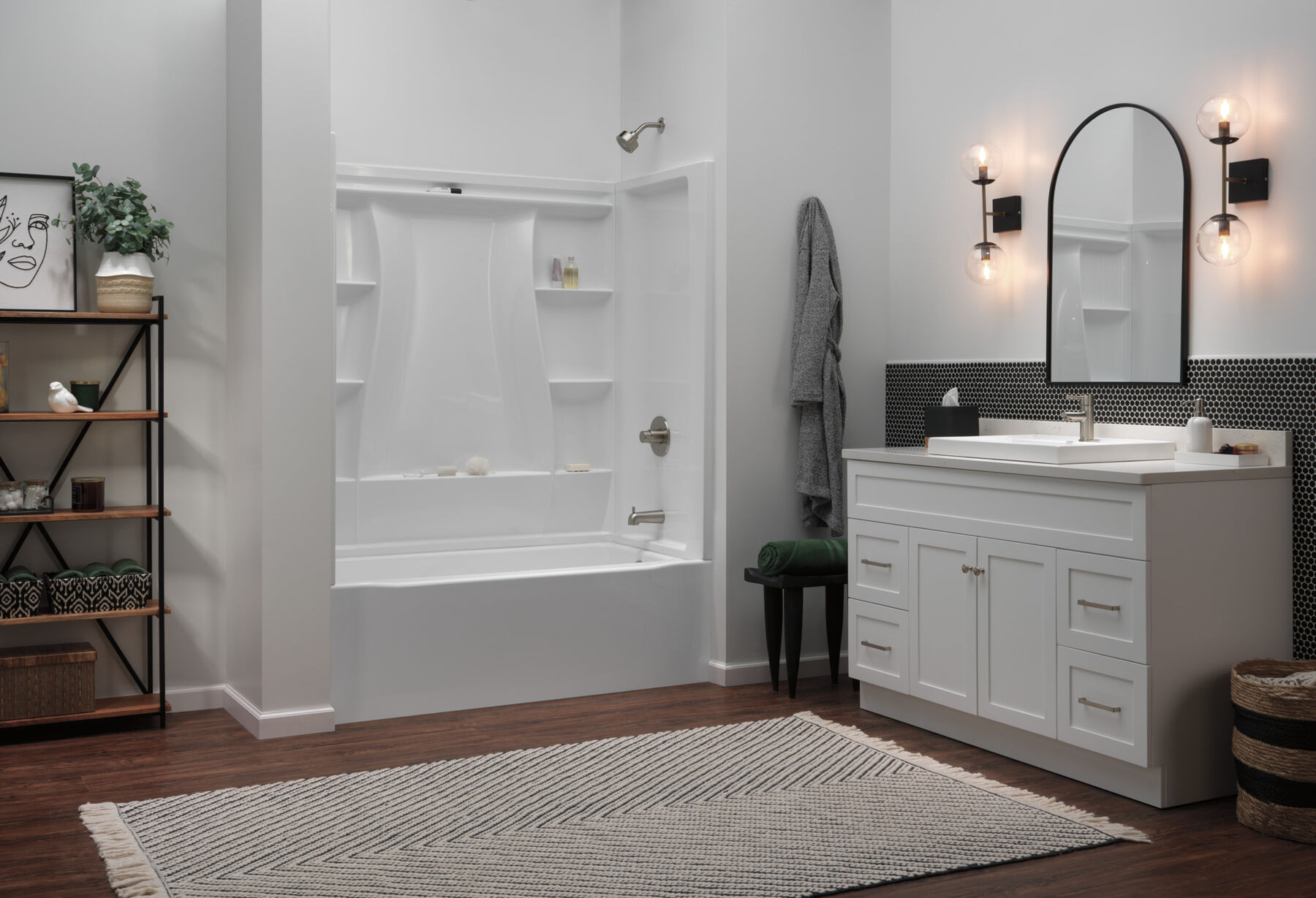 60"x32" Classic 500 Bathtub Wall